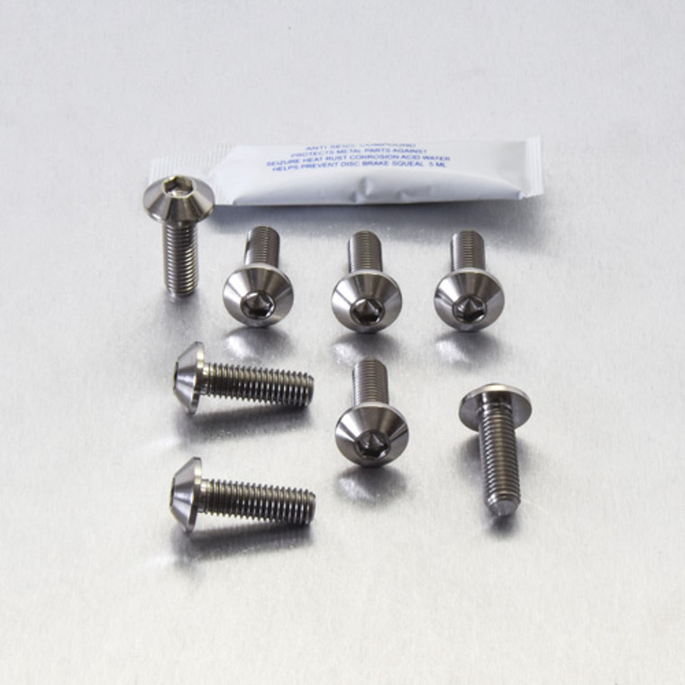 Titanium Pillion Footrest Hanger Bolt Kit