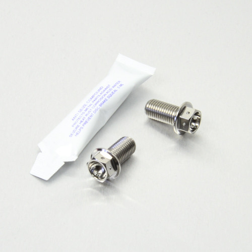 チタン リア ブレーキキャリパーマウンティングボルト キット フランジヘックス Slide Bolt レーススペック
