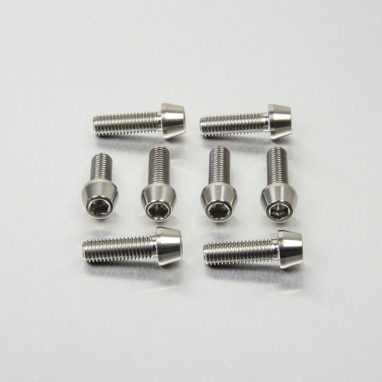 Titanium Top & Bottom Clamp Yoke Pinch Kit