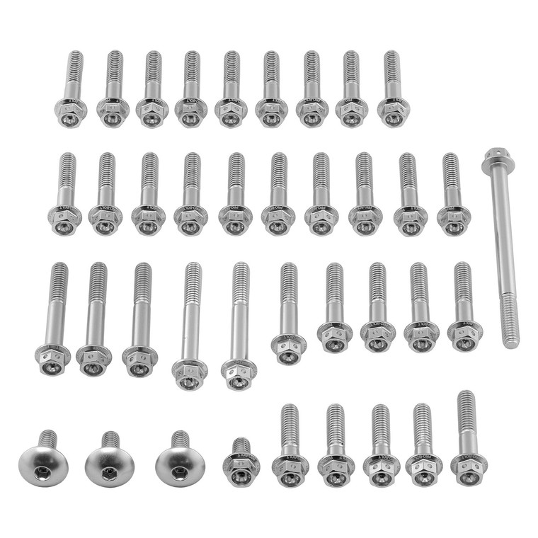 Aluminium Engine Bolt Kit Honda CBR900RR Fireblade Race Spec Etched Silver