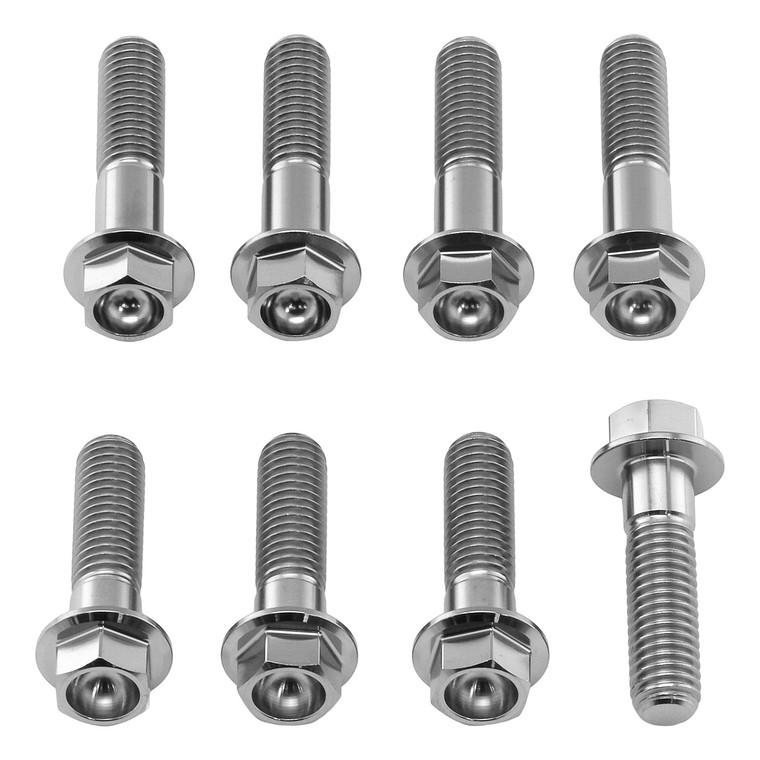 Titanium Top & Bottom Clamp Yoke Pinch Kit