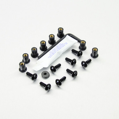 ジャイロ用スタッドボルト8本アルミスペーサー8個セット Aluminium Screen Kit 8 Bolt | Pro-Bolt
