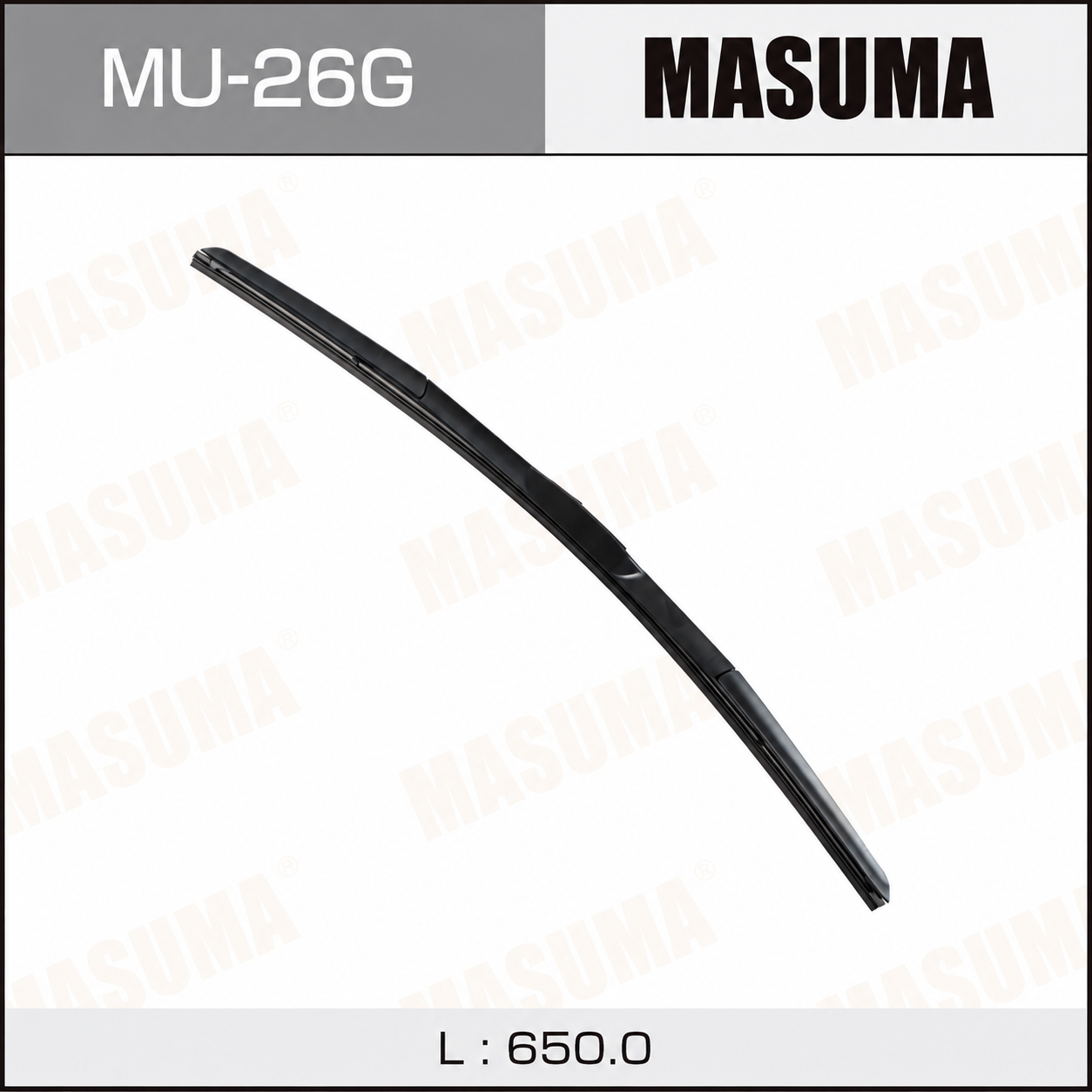 26" Hybrid Wiper Blade | J-Hook Mount | Universal Fit