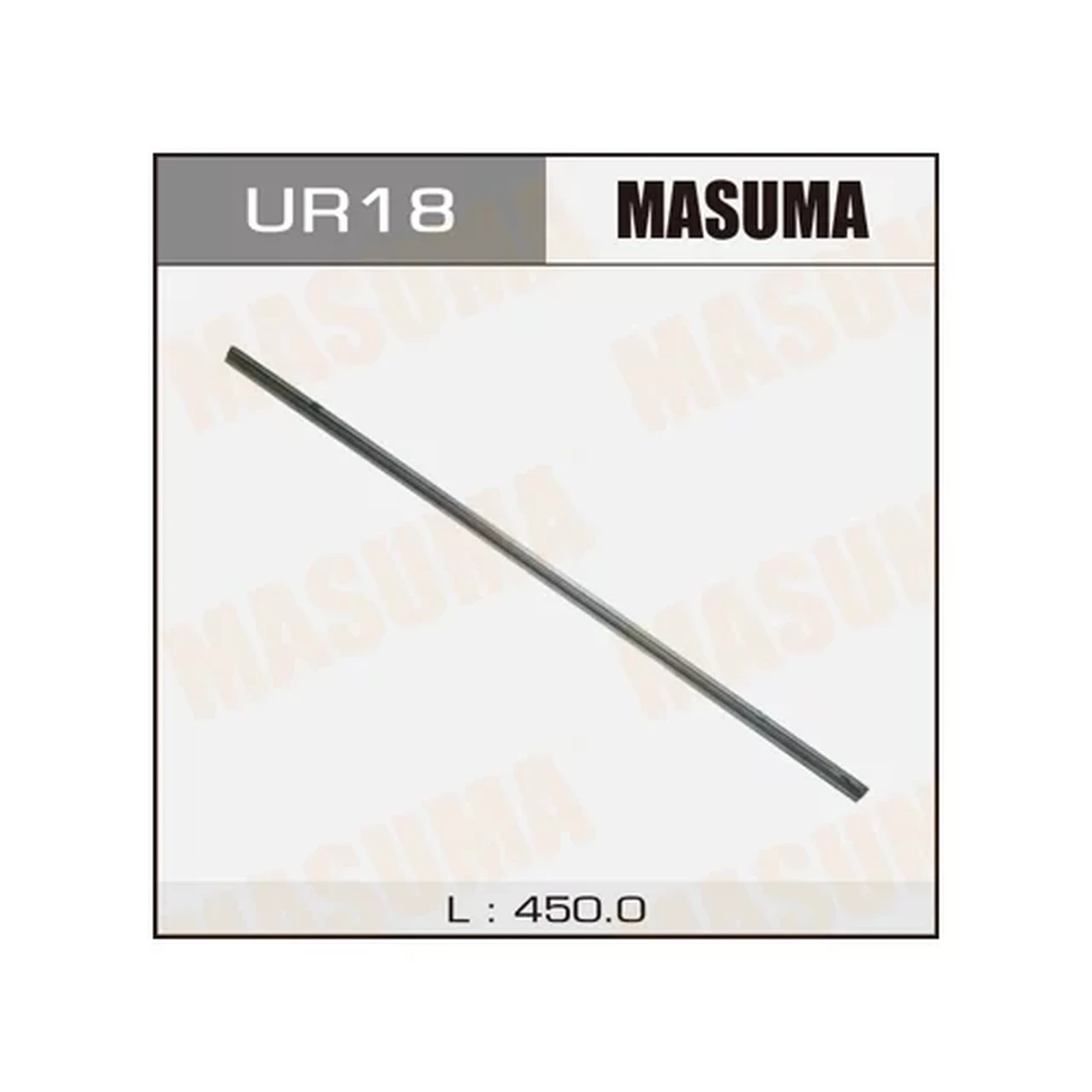 18" Wiper Blade Rubber Refill 2-Pack - 6mm Universal Insert