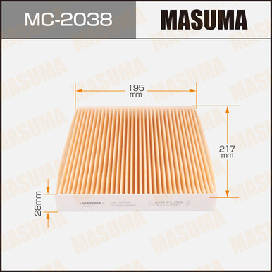 Masuma MC-2038 cabin air filter