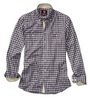 Gaston J. Glock Finely Woven Plaid Lodge Shirt, Slimline