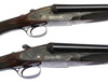 Woodward & Sons - SxS, Sidelock Ejector, Single Trigger, Matched Pair, 12ga. 28" Chopper Lump Barrels Choked IC/M. #76216 - 76217