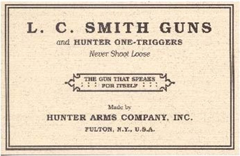 L.C. Smith Trade Label