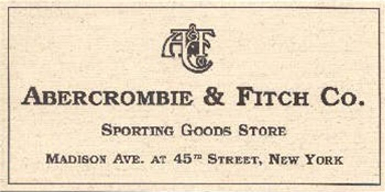 Abercrombie & Fitch (7 x 3½) Madison Ave., New York