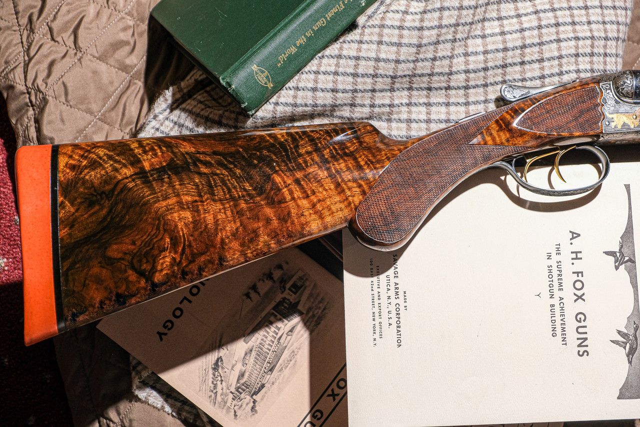 CSMC - A.H. Fox, SxS, Special Grade, 20ga. 28” Krupp Steel Barrels