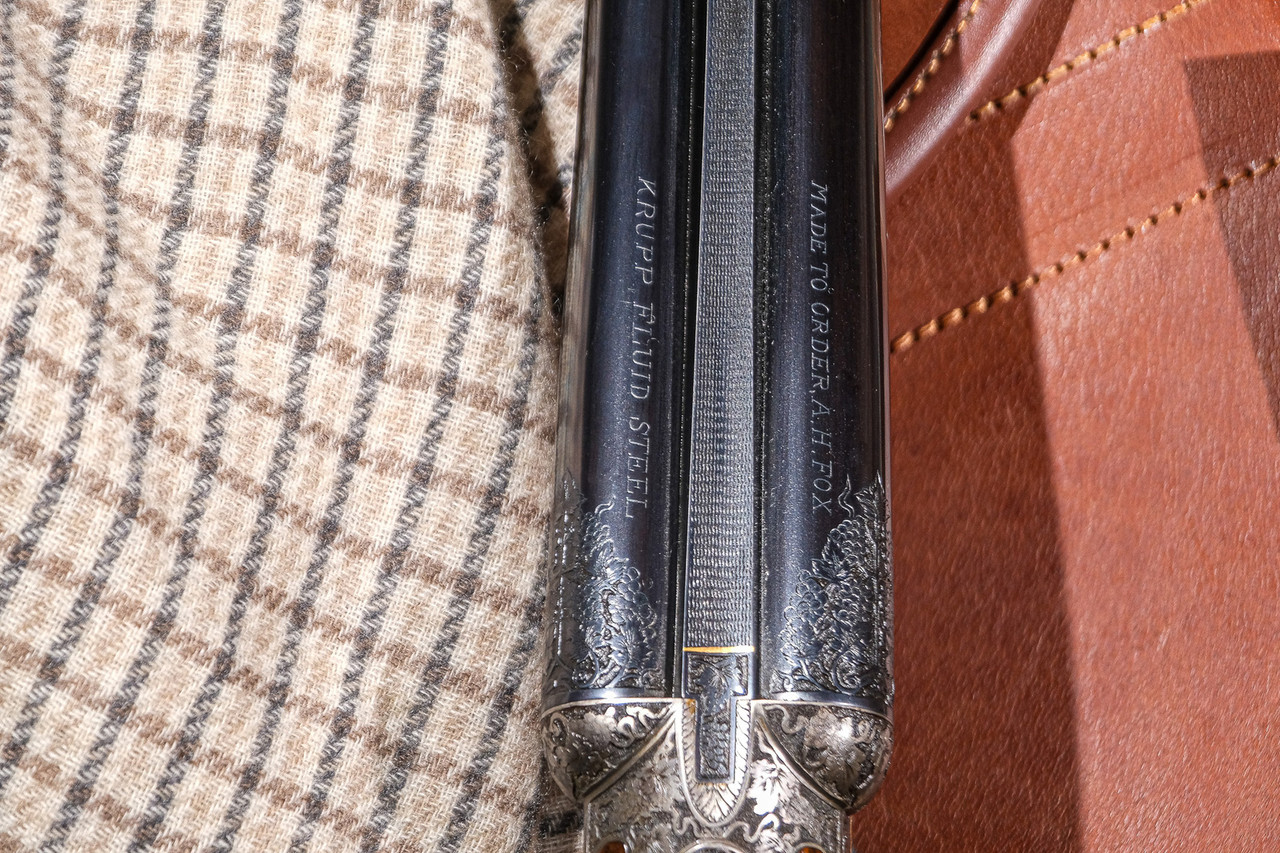 CSMC - A.H. Fox, SxS, Special Grade, 20ga. 28” Krupp Steel Barrels