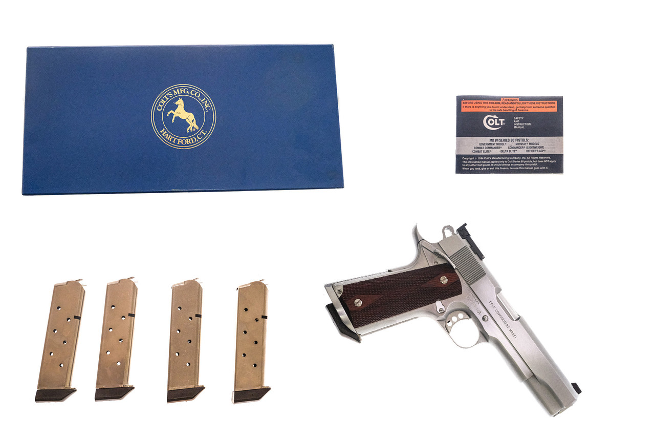 Colt - 1911 Special Combat Government Model, .45 ACP. 5 Barrel. #74547 -  Connecticut Shotgun Manufacturing Company