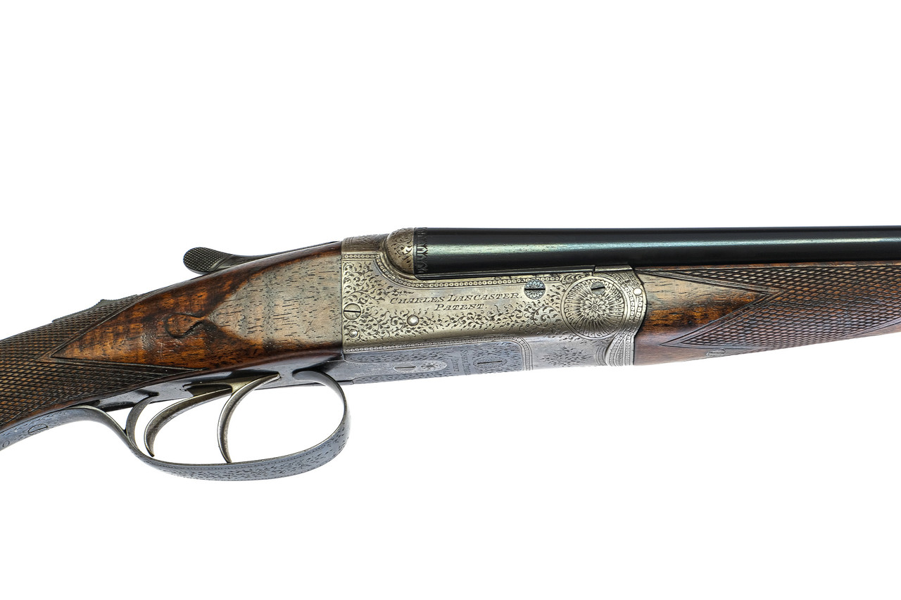 Charles Lancaster - RARE SxS, Double Trigger, Automatic Ejectors