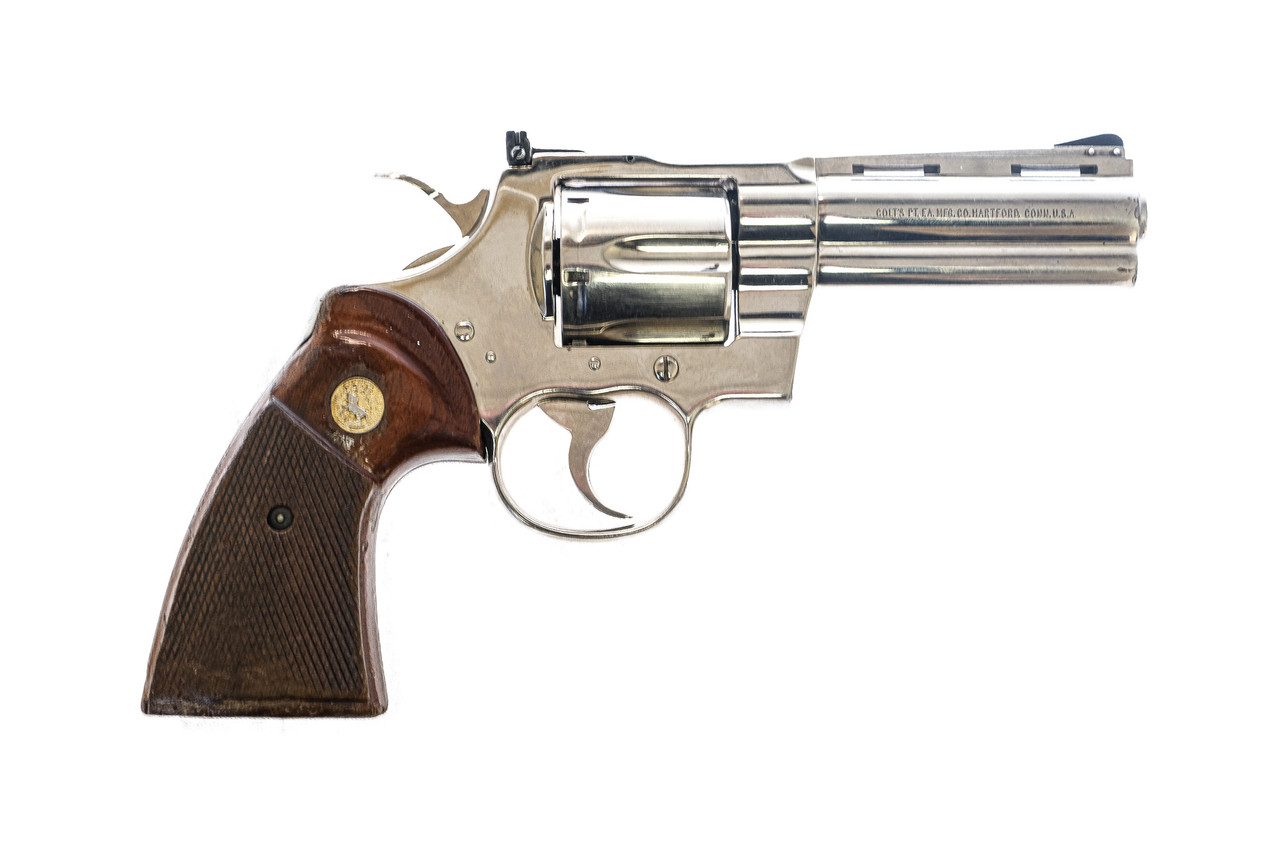 Colt - Python, Nickel Finish, .357 Magnum. 4