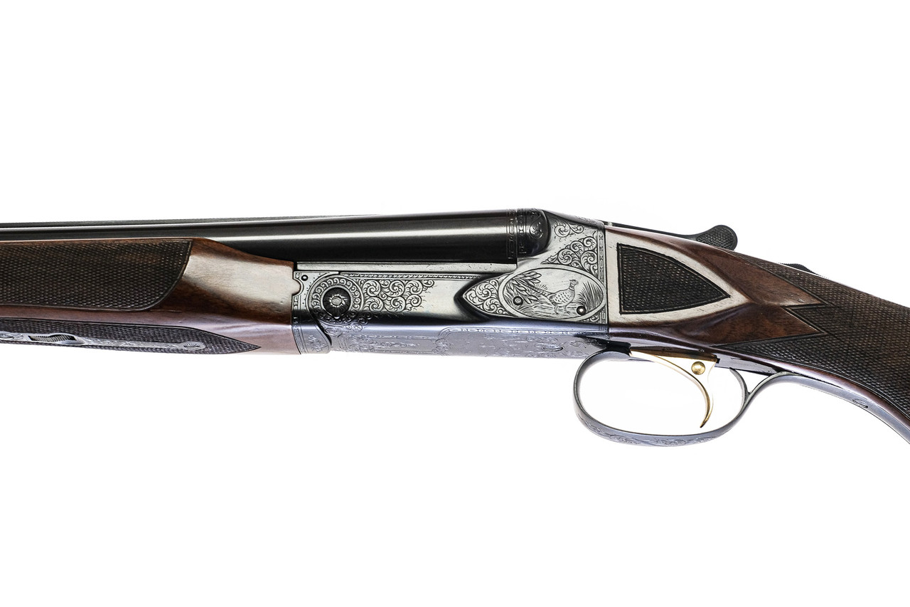 Winchester - Model 21, SxS, Factory #5 Engraving, RARE Vent Rib
