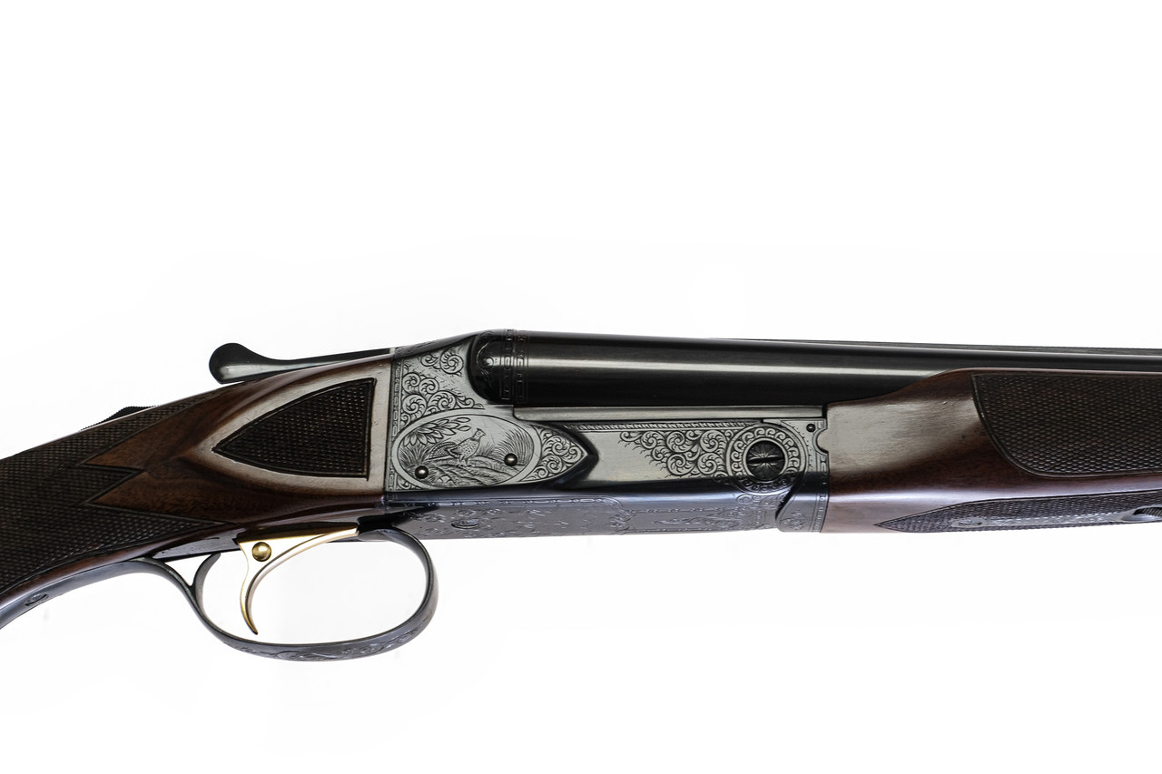 Winchester - Model 21, SxS, Factory #5 Engraving, RARE Vent Rib