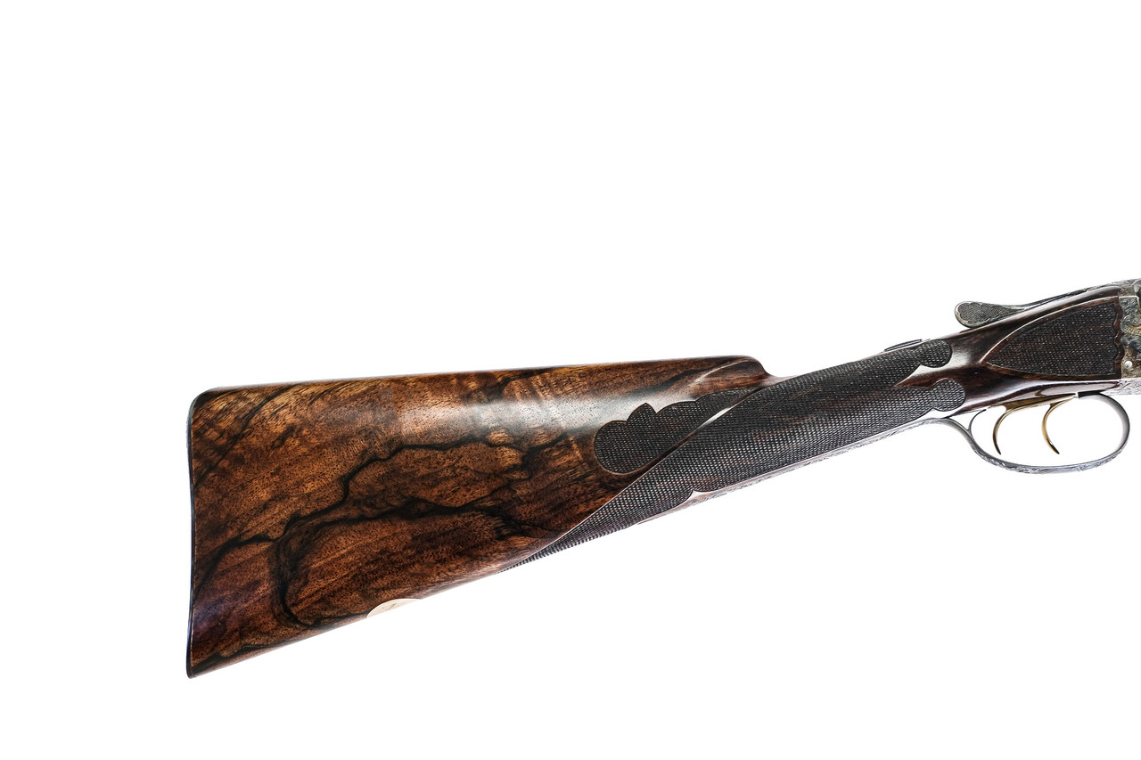 CSMC - A.H. Fox, SxS, DE Special, A. Tuscano Engraved, Two Barrel