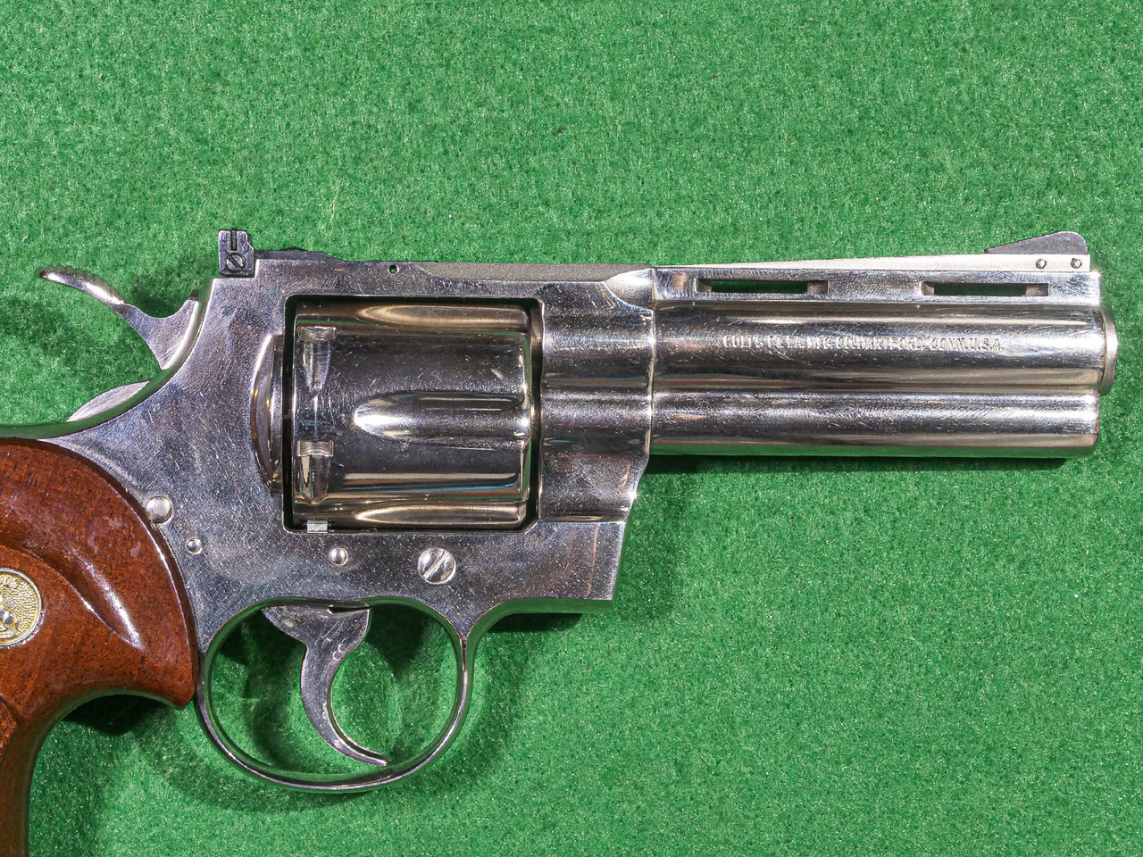 Colt - Python, Nickel Plated, .357 Magnum. 4