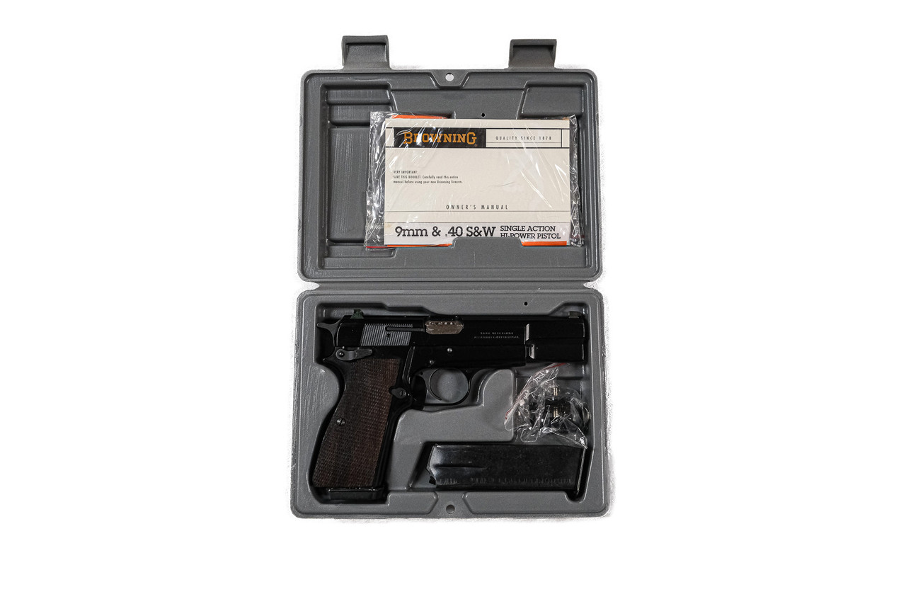 Browning - Hi Power, Blued Finish, Made In Belgium, .40 S&W. 4.7