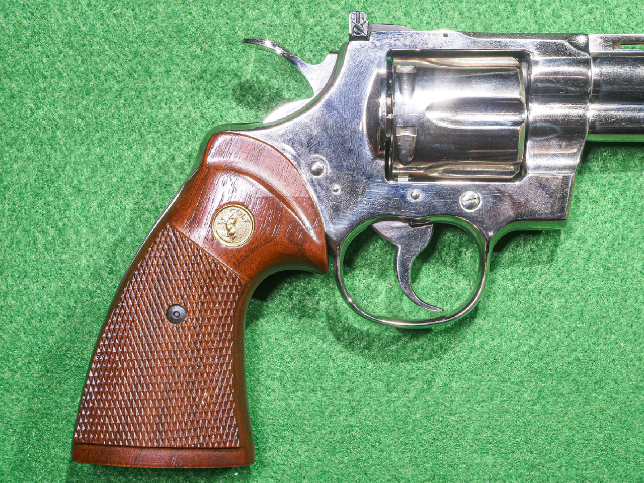 Colt - Python, Shiny Nickel Finish, .357 Magnum. 6