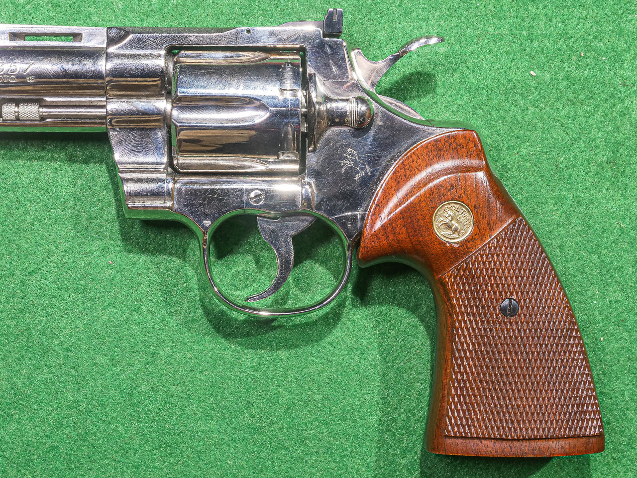 Colt - Python, Shiny Nickel Finish, .357 Magnum. 6