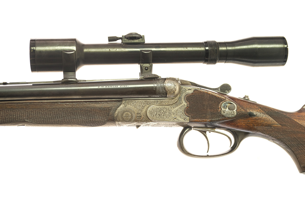 RWK Kessler - Drilling Rifle, 16ga/16ga/7.8x57. 26 ¾