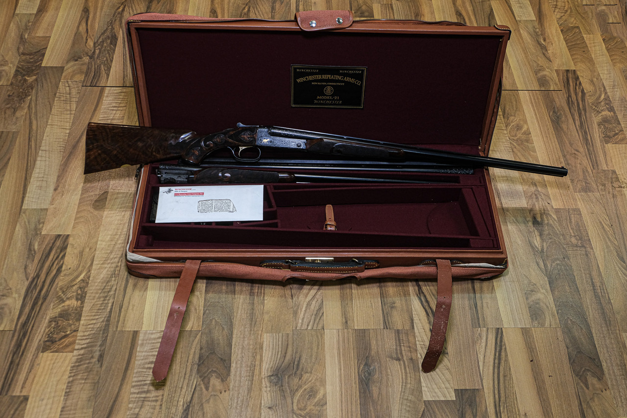 Winchester - Model 21, SxS, Grand American, Three Barrel Set, 20ga