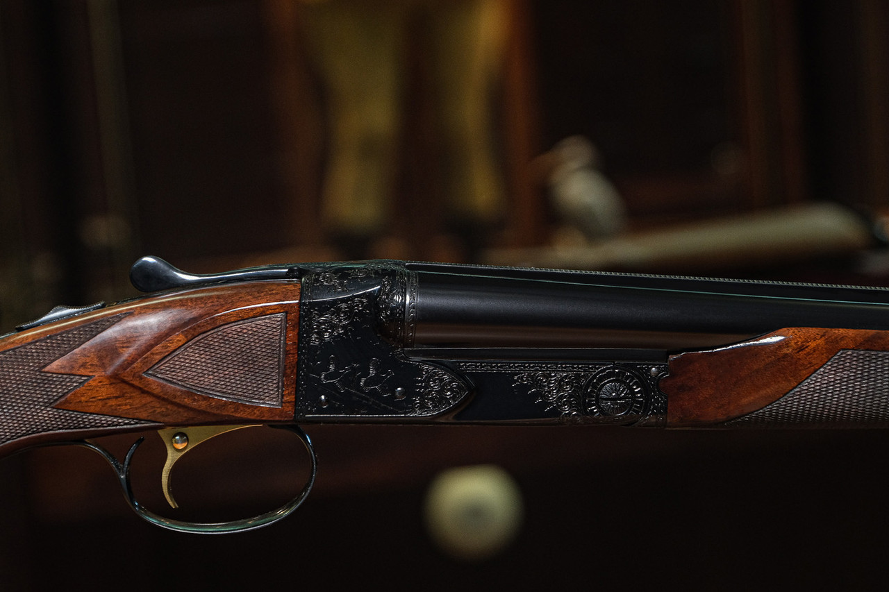 Winchester - Model 21, SxS, Factory #4 Engraving, Factory Two