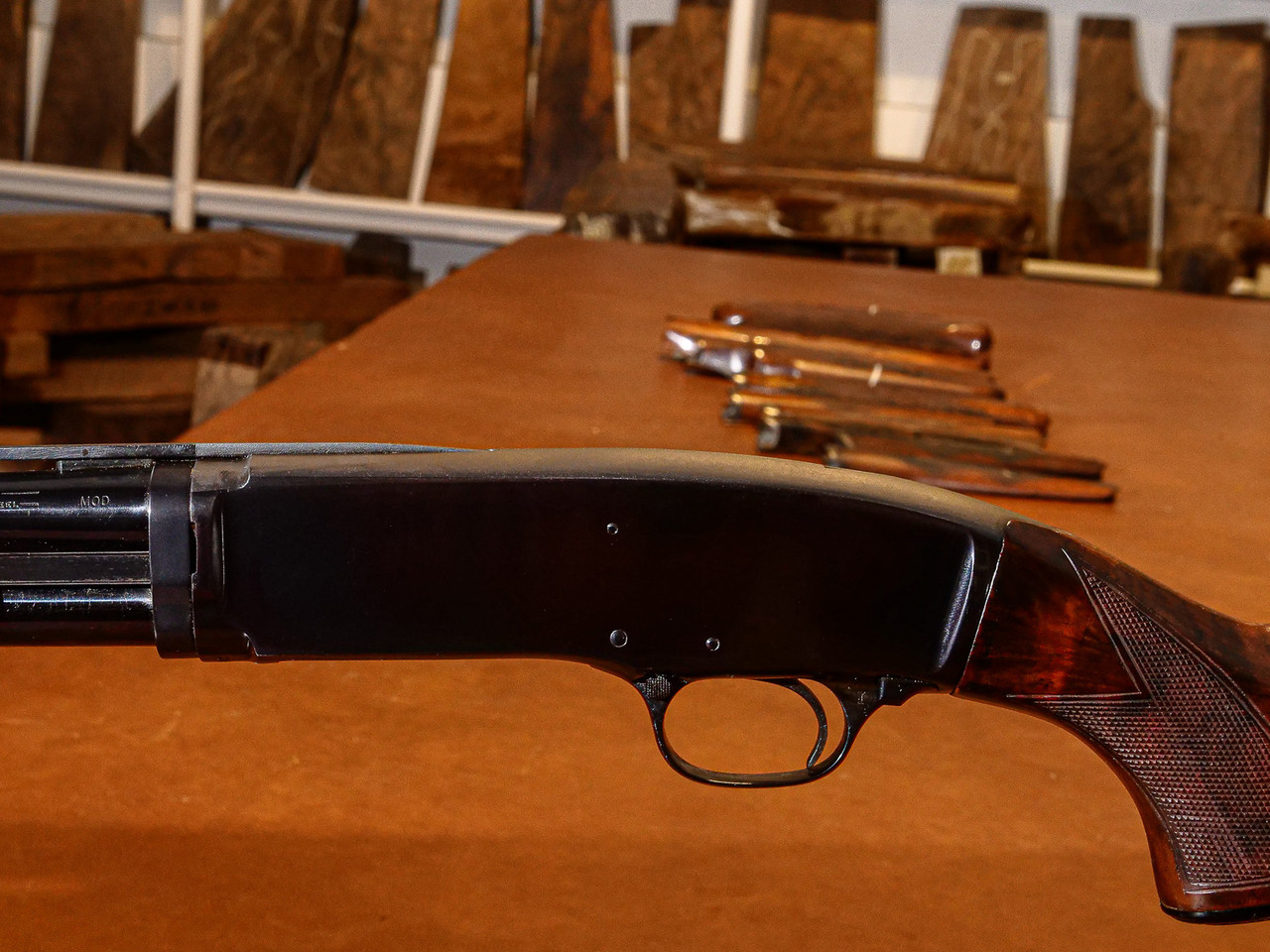 Winchester - Model 42, Simmons Vent Rib, .410. 25 1/4