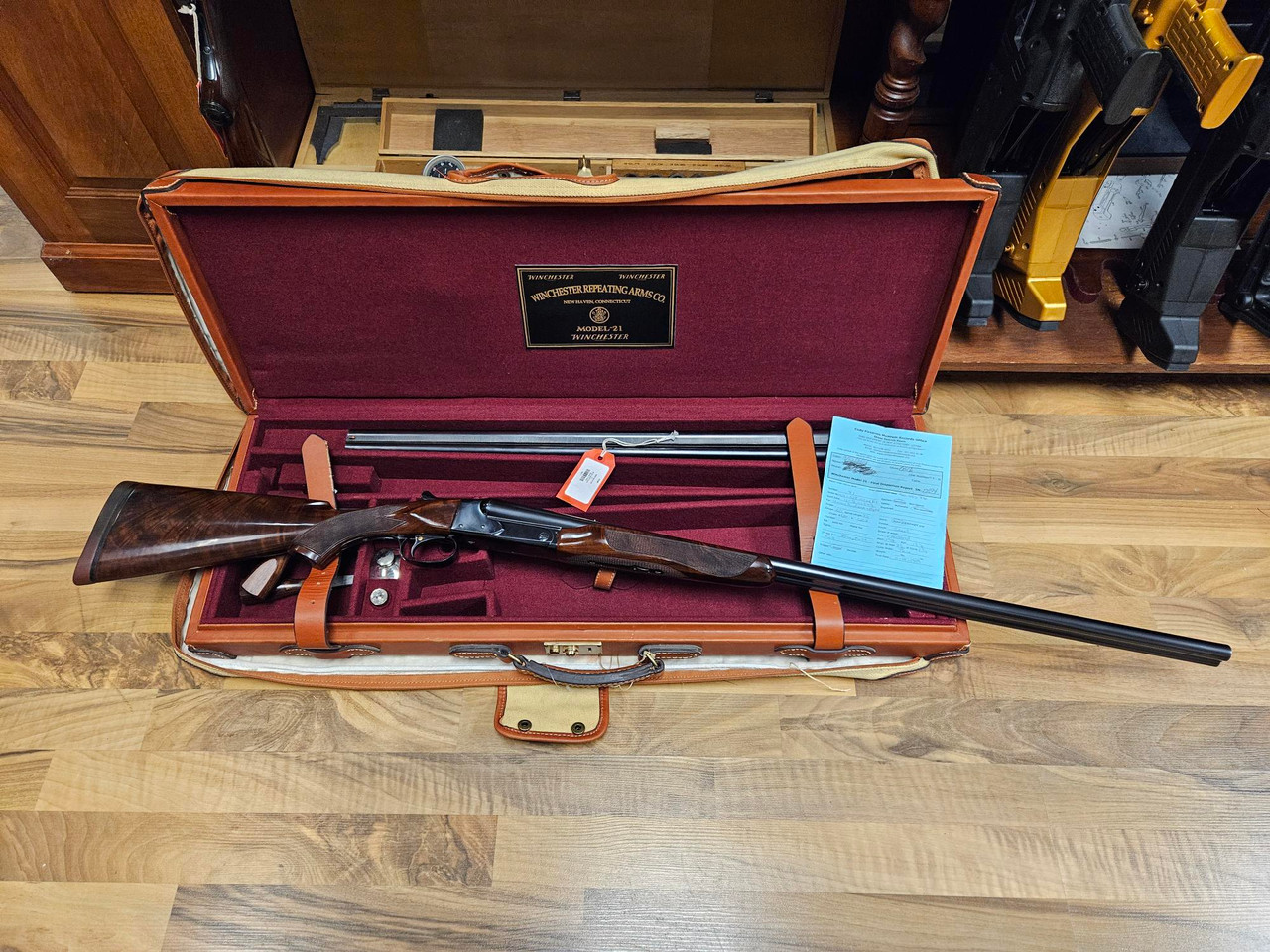 Winchester - Model 21, SxS, Factory Lettered, Two Barrel Set, 20ga
