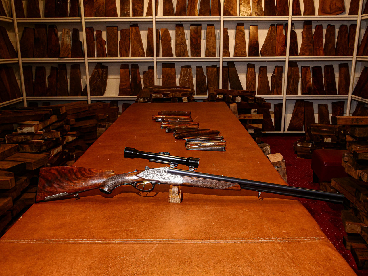 Sempert & Krieghoff - Neptune Luxus Full Sidelock Drilling Rifle