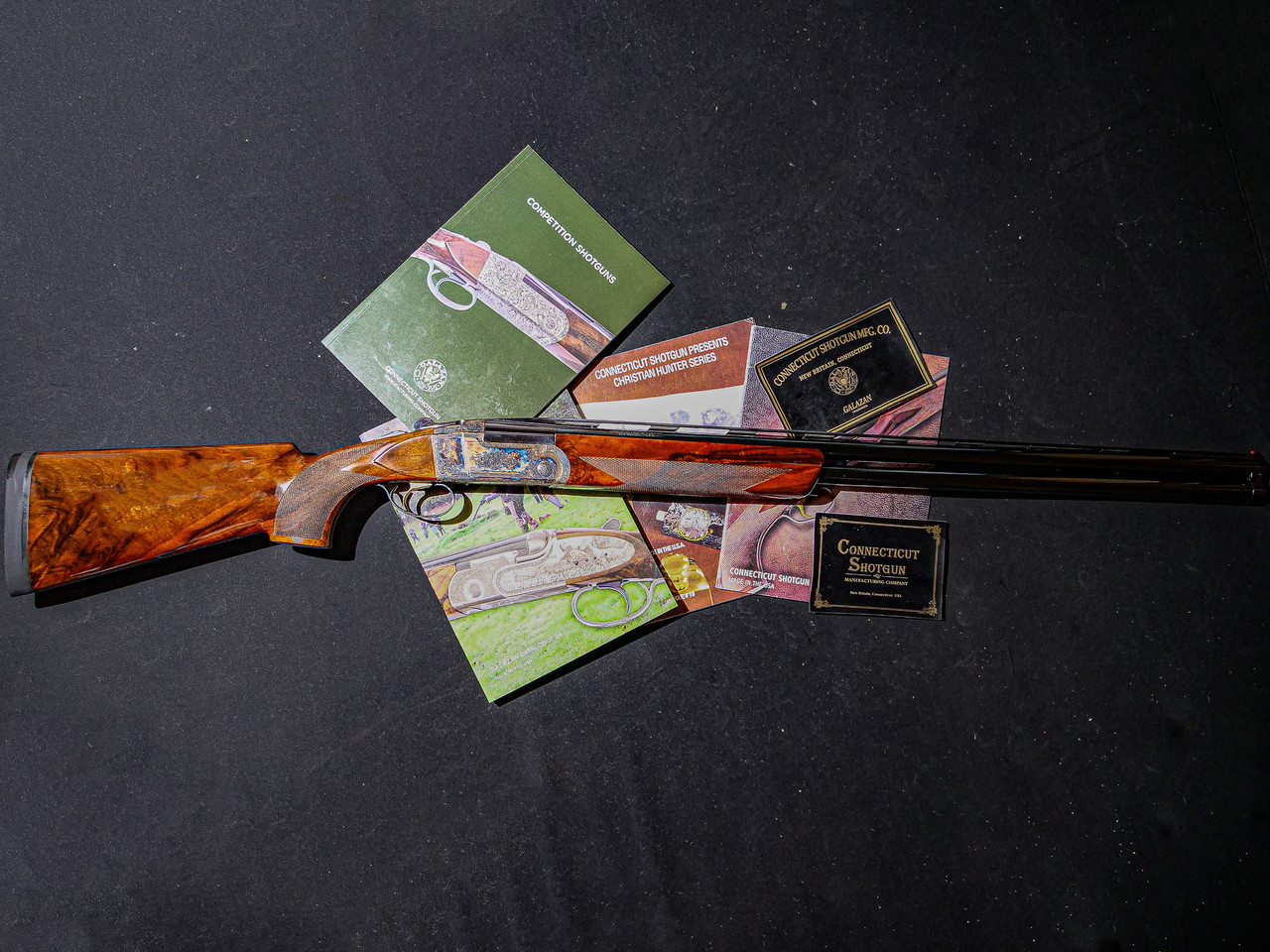 CSMC - G1 Deluxe, O/U, Scroll w/Case Colored Finish, 12ga. 32