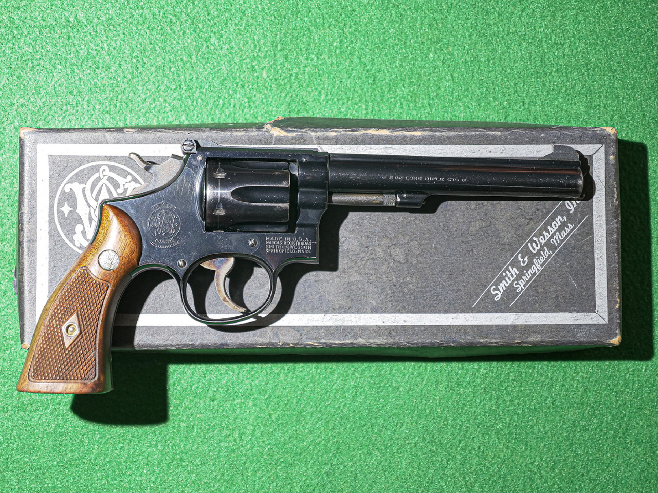 【おまけ付き！】Smith & Wesson モデルガン Smith & Wesson - K-22 Masterpiece, .22 LR. 6