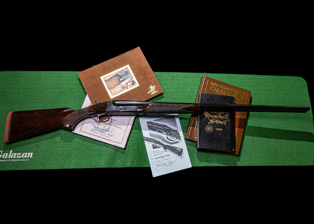 Winchester - Model 21, SxS, Trap Grade, Factory #3 Engraving, 12ga