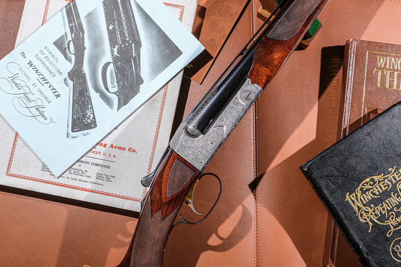 Winchester - Model 21, SxS, Engraved & Signed by Arnold Griebel