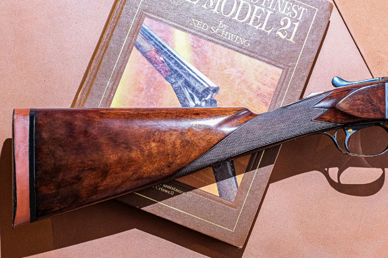 Winchester - Model 21, SxS, Factory Gold Inlay, 12ga. 26