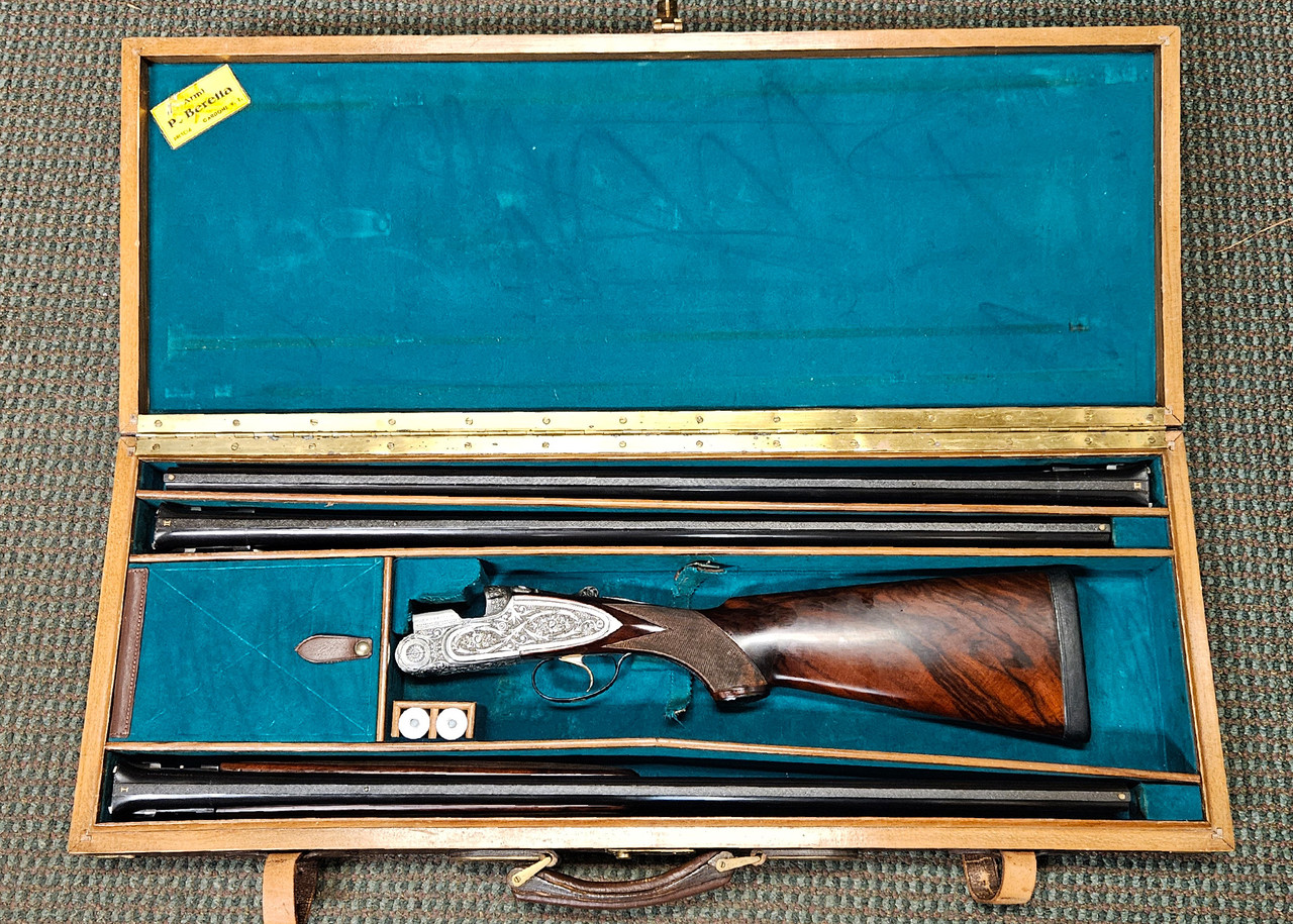 Beretta - S3EELL, O/U, Engraved by M. Slatnik, Three Barrel Set