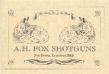 A.H. Fox CSMC Trade Label