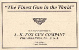 A.H. Fox Trade Label