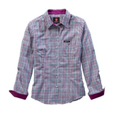 Gaston J. Glock Ladies Multi Gingham Blouse, Slimline