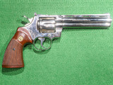 Colt - Python, Shiny Nickel Finish, .357 Magnum. 6" Ventilated Rib Barrel. #82952