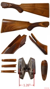 B. Rizzini 12ga. stock & forend wood, 17 ”