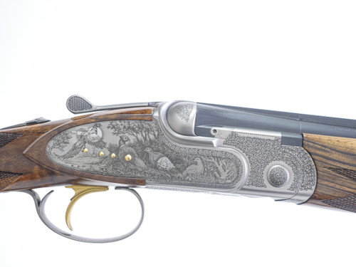 A10 - O/U Sidelock, Platinum Pheasant, 28ga. 28" Barrels with Screw-in Choke Tubes. #24898