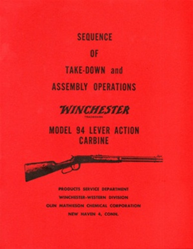 Take-Down and Assembly Instructions for Winchester Model 94 Lever Action Carbine