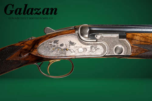 A10 - O/U Sidelock, Platinum Pointer & Setter, 12ga. 26" Barrels with Screw-in Choke Tubes. #33005