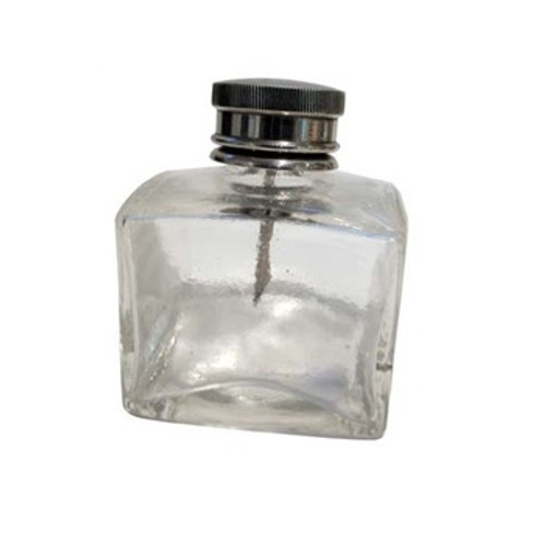 Square Brass Oil Bottle