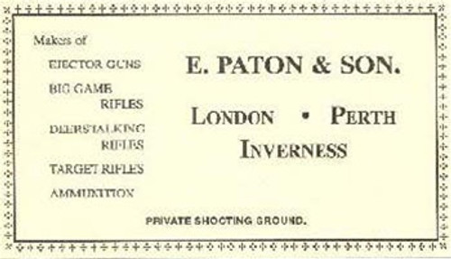 E. Patton & Son label