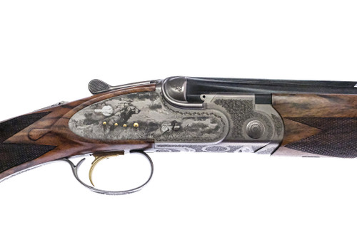 A10 - O/U Sidelock, Deluxe Pointer, 12ga. 28" Barrels with Screw-in Choke Tubes. #35659