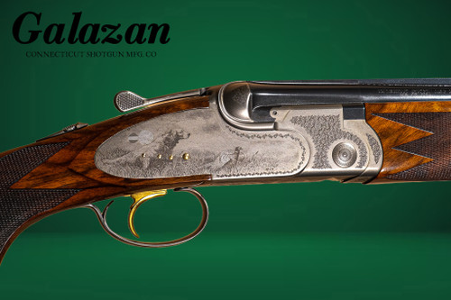 A10 - O/U Sidelock, Deluxe Pointer & Setter, 12ga. 28" Barrels with Screw-in Choke Tubes. #23932