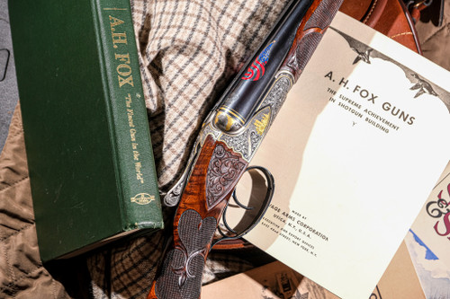 CSMC - A.H. Fox, SxS, 911 Exhibition Grade, "The All American Fox", .410. 30" Barrels Choked F/F. #51183